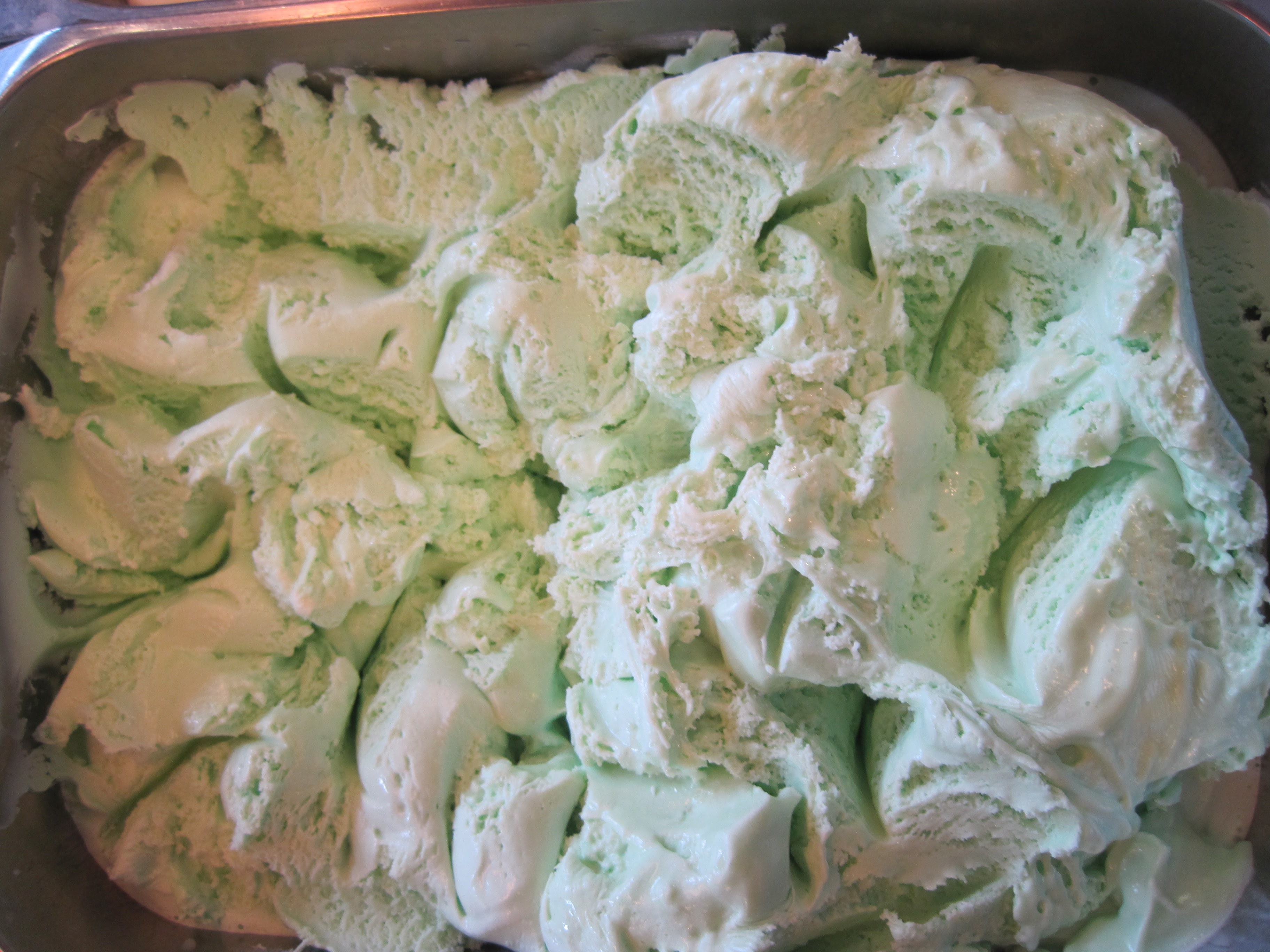 Green tea ice cream